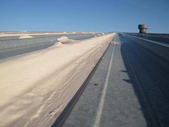 Sealed Seam on a metal roof