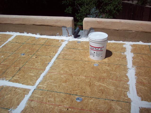 New OSB Roof Deck
