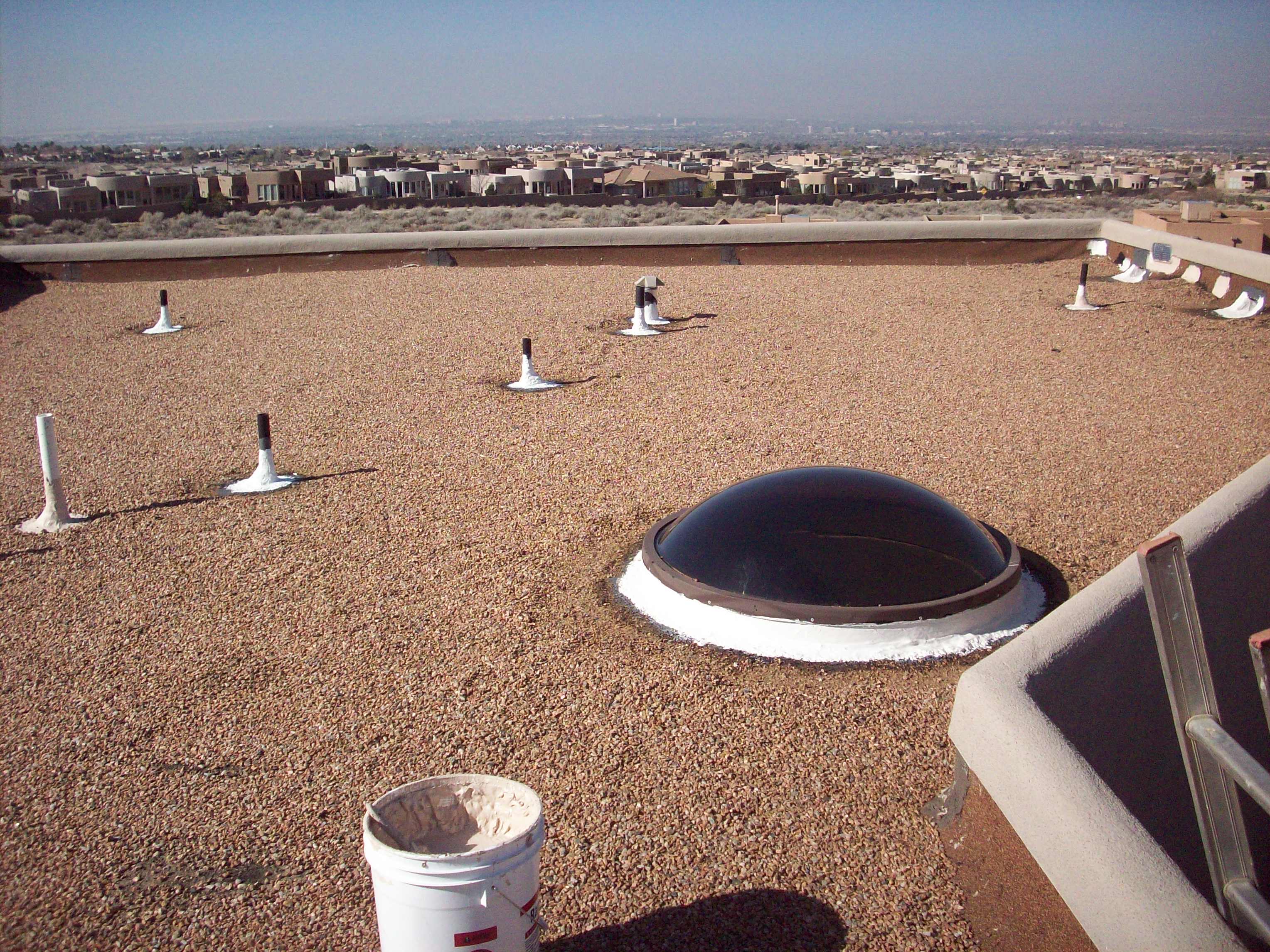 Tar And Gravel Reinforcment