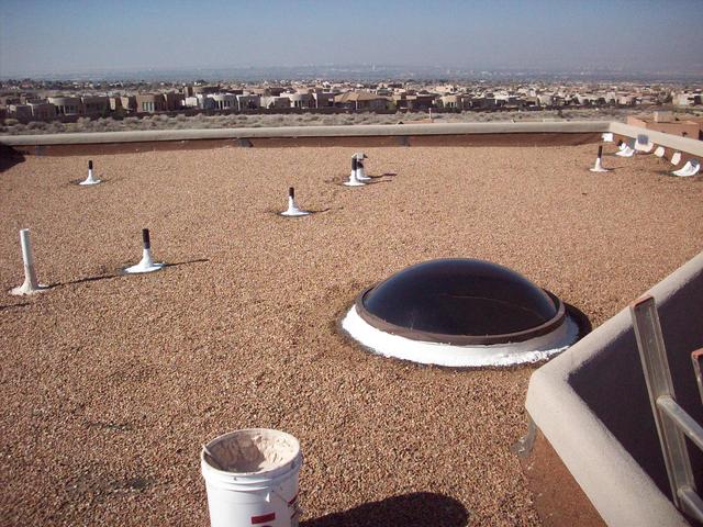 Tar And Gravel Reinforcment